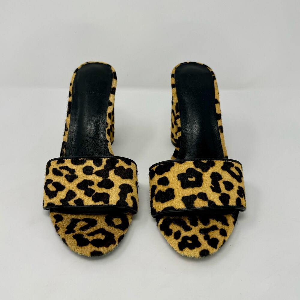 Leopard Print High Heel Sandals - Picture 7 of 10